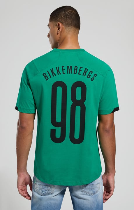 Oversize men's athletic T-shirt, PEPPER GREEN, hi-res-1