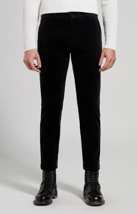 Men's corduroy pants, BLUE GRAPHITE, hi-res-1