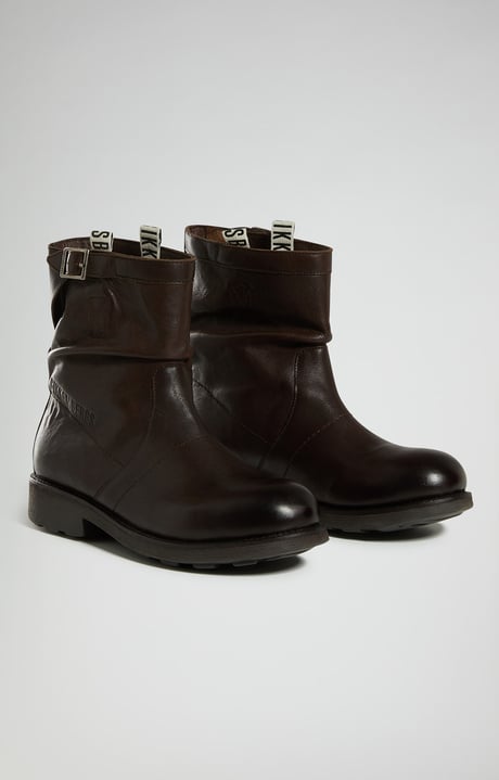Vintage men’s ankle boots , BROWN Vintage men’s ankle boots , BROWN, hi-res-1