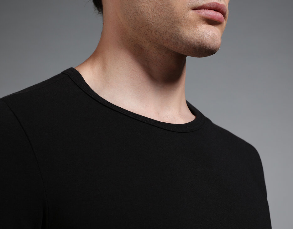 Men's black long sleeve t-shirt, BLACK Men's black long sleeve t-shirt, BLACK, hi-res-1
