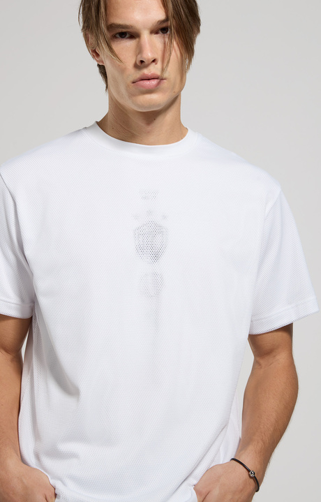 Men's mesh T-shirt, WHITE, hi-res-1