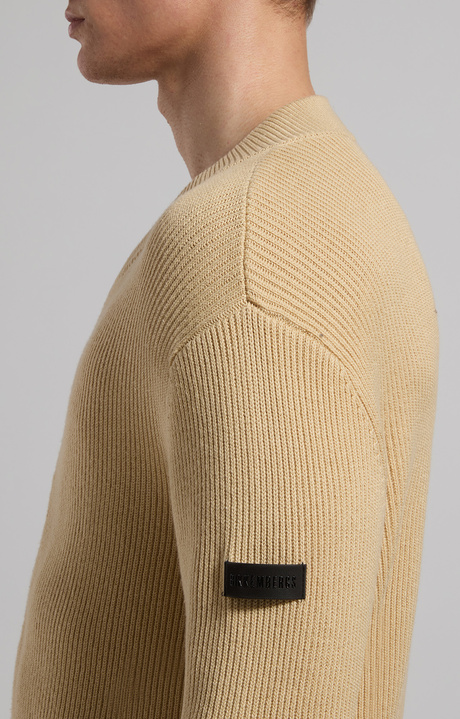 Bomber-inspired men&rsquo;s sweater, SILVER FERN, hi-res-1