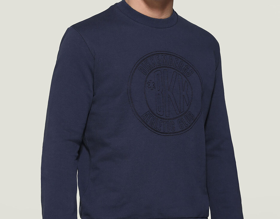 Men's crewneck sweatshirt Urban, BLUE Men's crewneck sweatshirt Urban, BLUE, hi-res-1