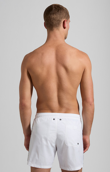Men&rsquo;s drawstring swim shorts, WHITE, hi-res-1