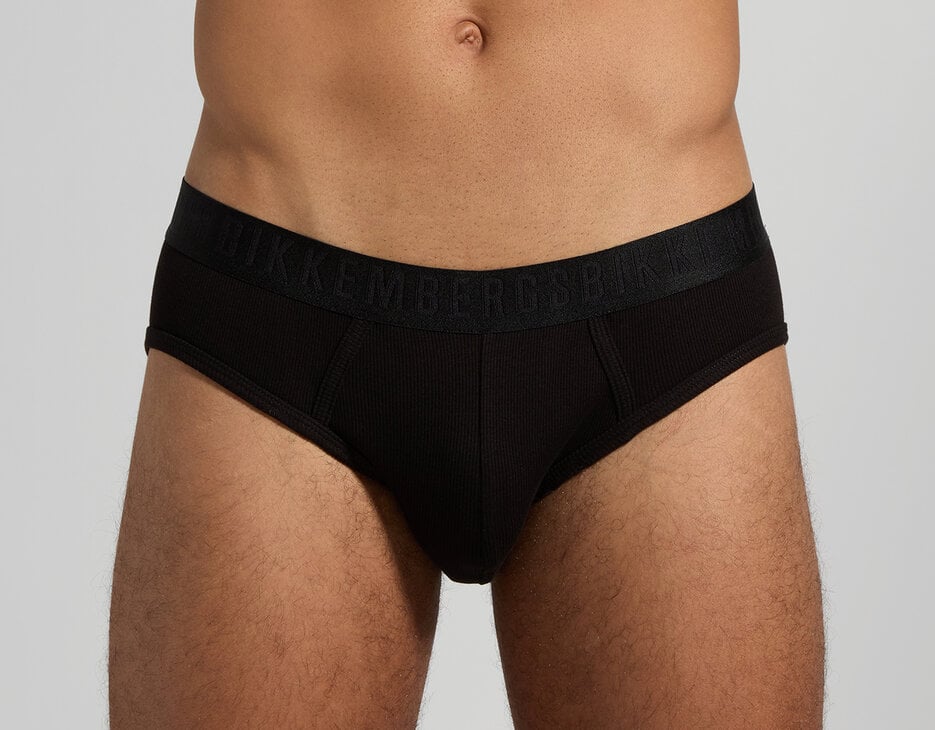 2-Pack men's briefs, BLACK 2-Pack men's briefs, BLACK, hi-res-1