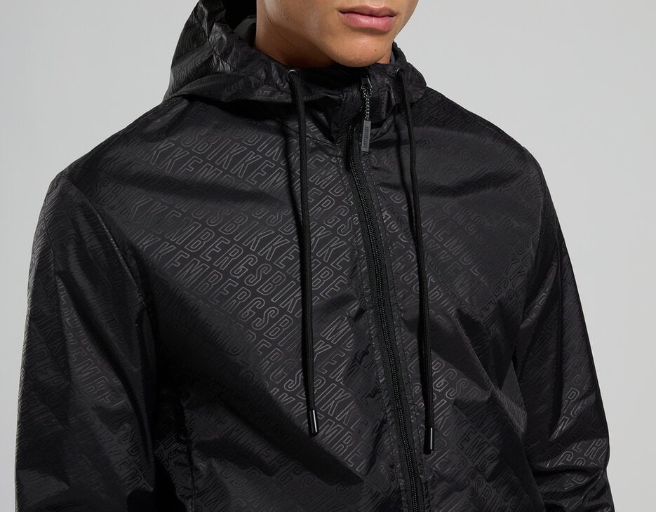 Packable men's jacket, BLACK Packable men's jacket, BLACK, hi-res-1