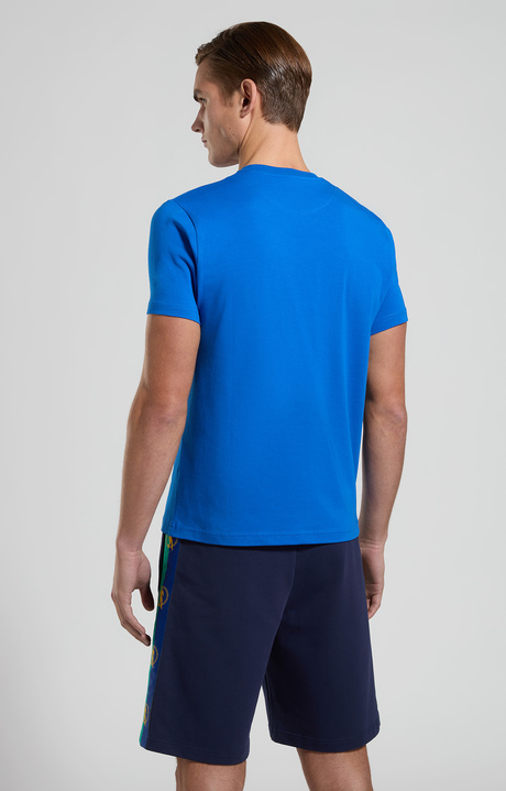 T-shirt da uomo slim fit, MAZARINE BLUE, hi-res-1