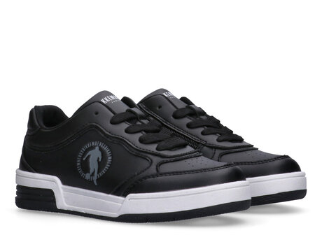SNEAKER BASSA ALLACCIATA NERO, BLACK, hi-res-1