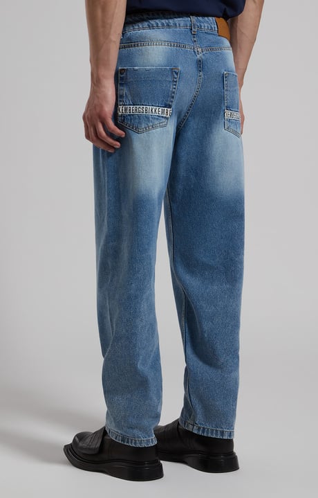 Men's straight-fit jeans, L1 BLUE DARK DENIM, hi-res-1