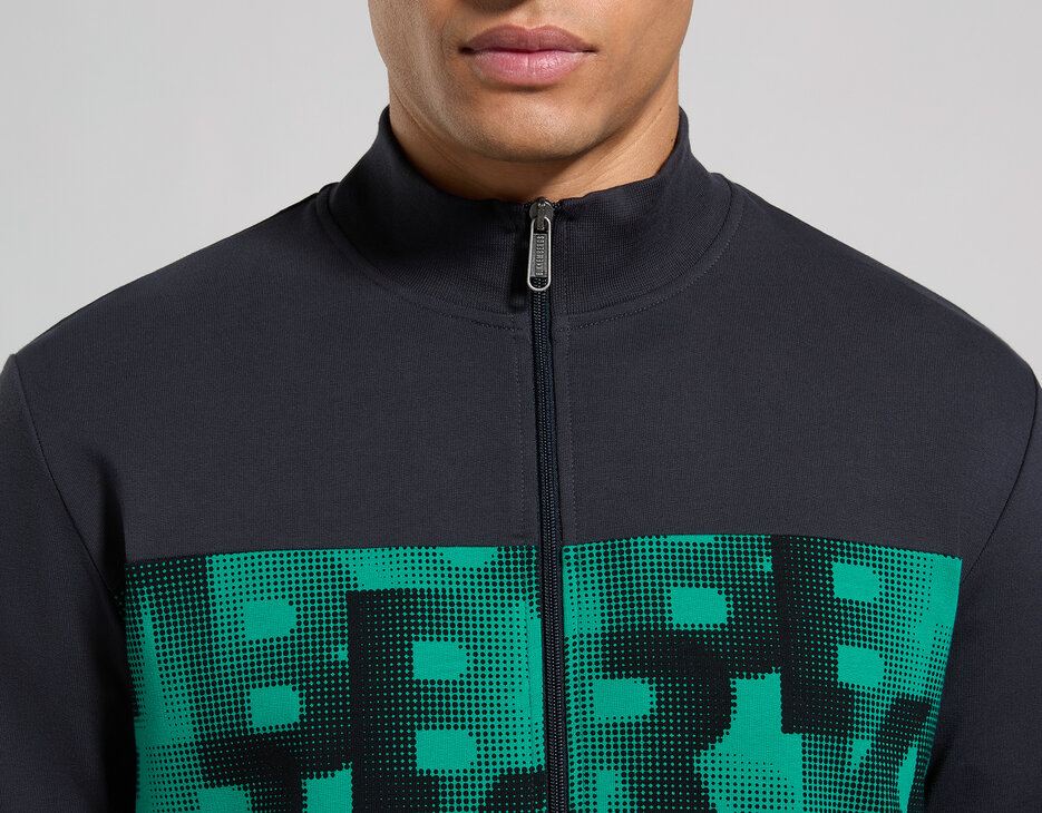 Men's camouflage sweatshirt, PEPPER GREEN Men's camouflage sweatshirt, PEPPER GREEN, hi-res-1