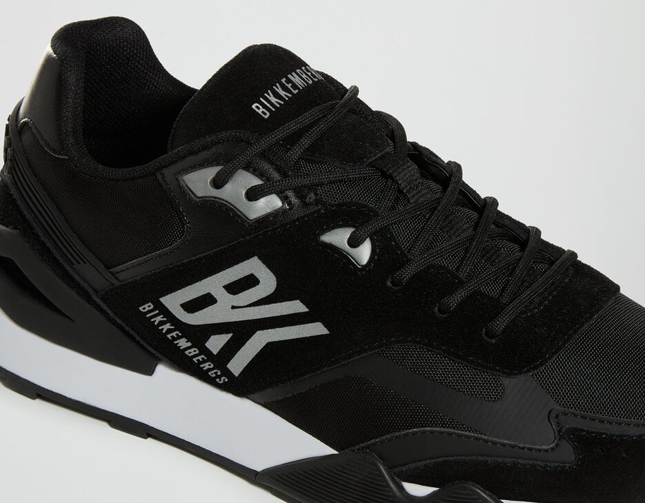 Men’s Retrò sneakers, BLACK Men’s Retrò sneakers, BLACK, hi-res-1