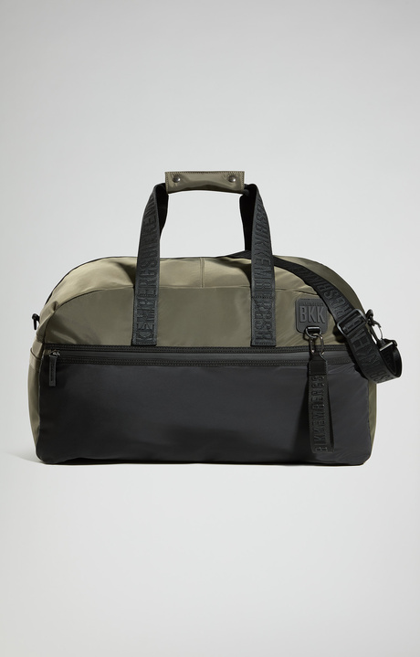 Men's Mindel gym bag with jacquard handles, GREEN, hi-res-1