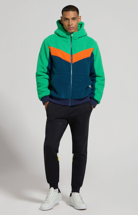 Men's embroidered joggers, CAVIAR, hi-res-1