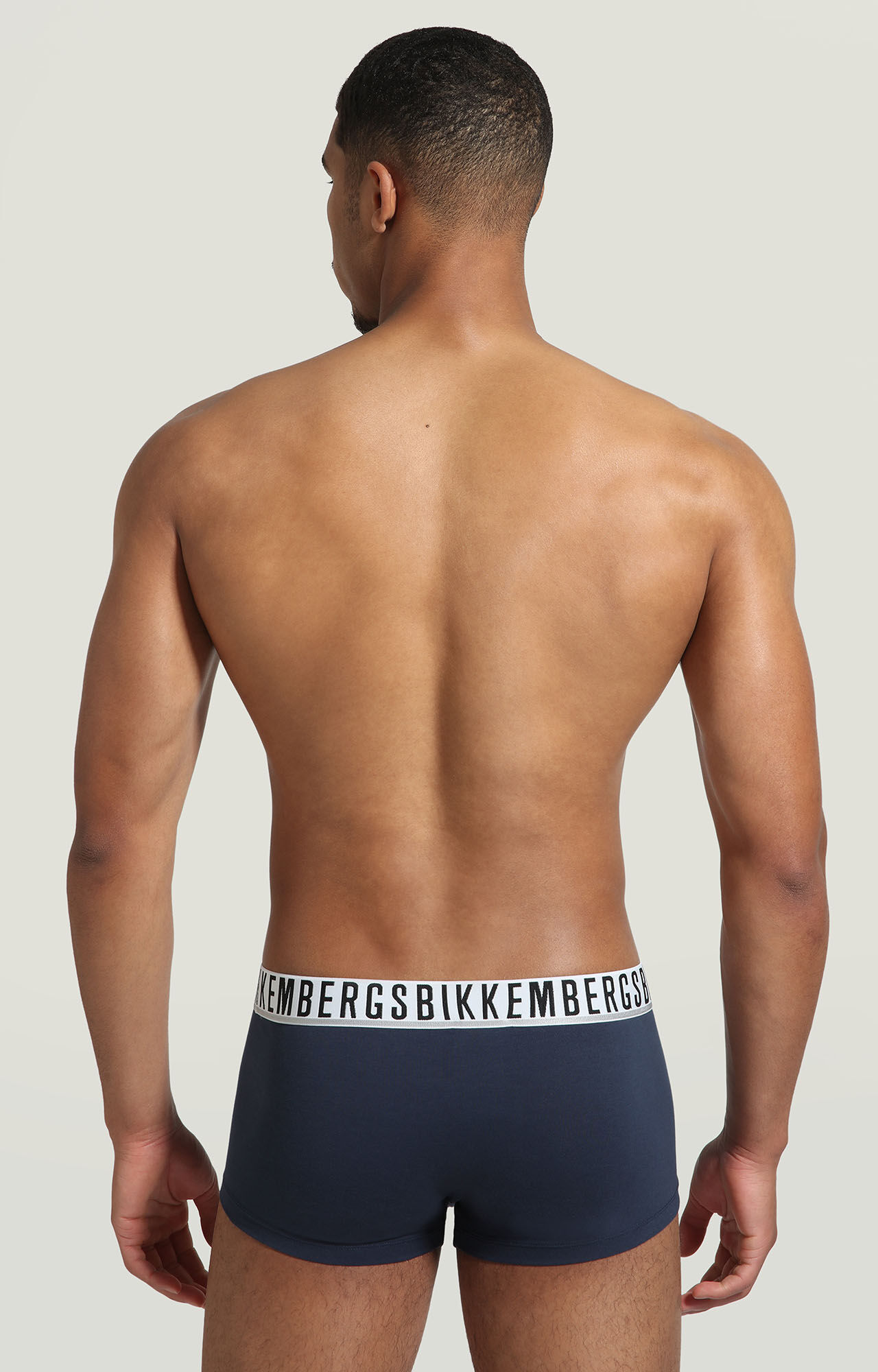 Bi pack boxer aderenti uomo blu Bikkembergs