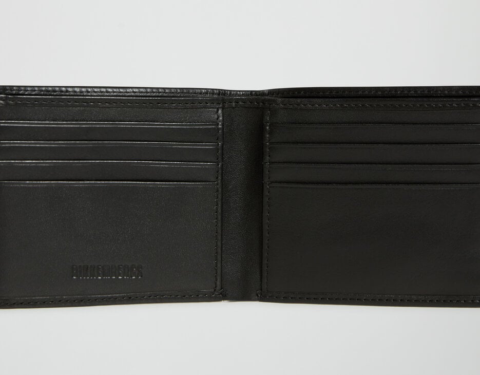 Men's wallet with embossed logo, BLACK Men's wallet with embossed logo, BLACK, hi-res-1