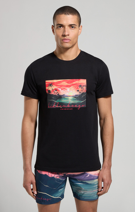 Men's Hakuna beachwear T-shirt, BLACK, hi-res-1