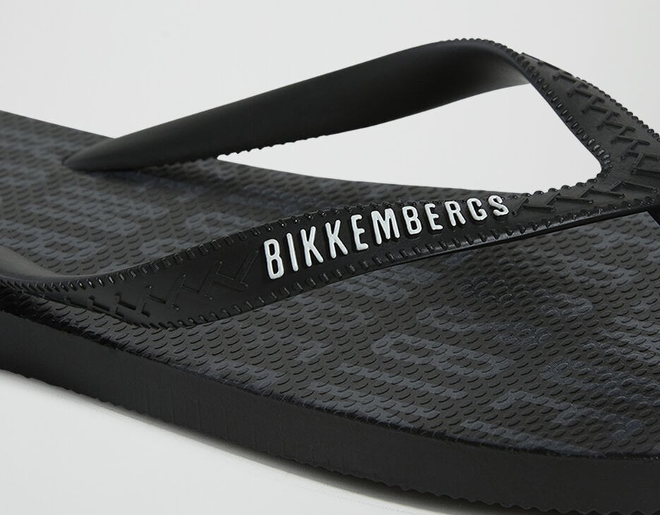 Men's flip flops with sack, BLACK Men's flip flops with sack, BLACK, hi-res-1