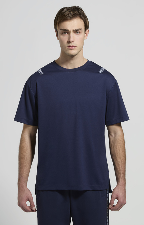 Men's mesh T-shirt, BLACK IRIS, hi-res-1