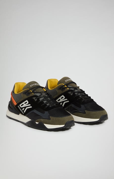 Men’s Retrò sneakers, MILITARY Men’s Retrò sneakers, MILITARY, hi-res-1