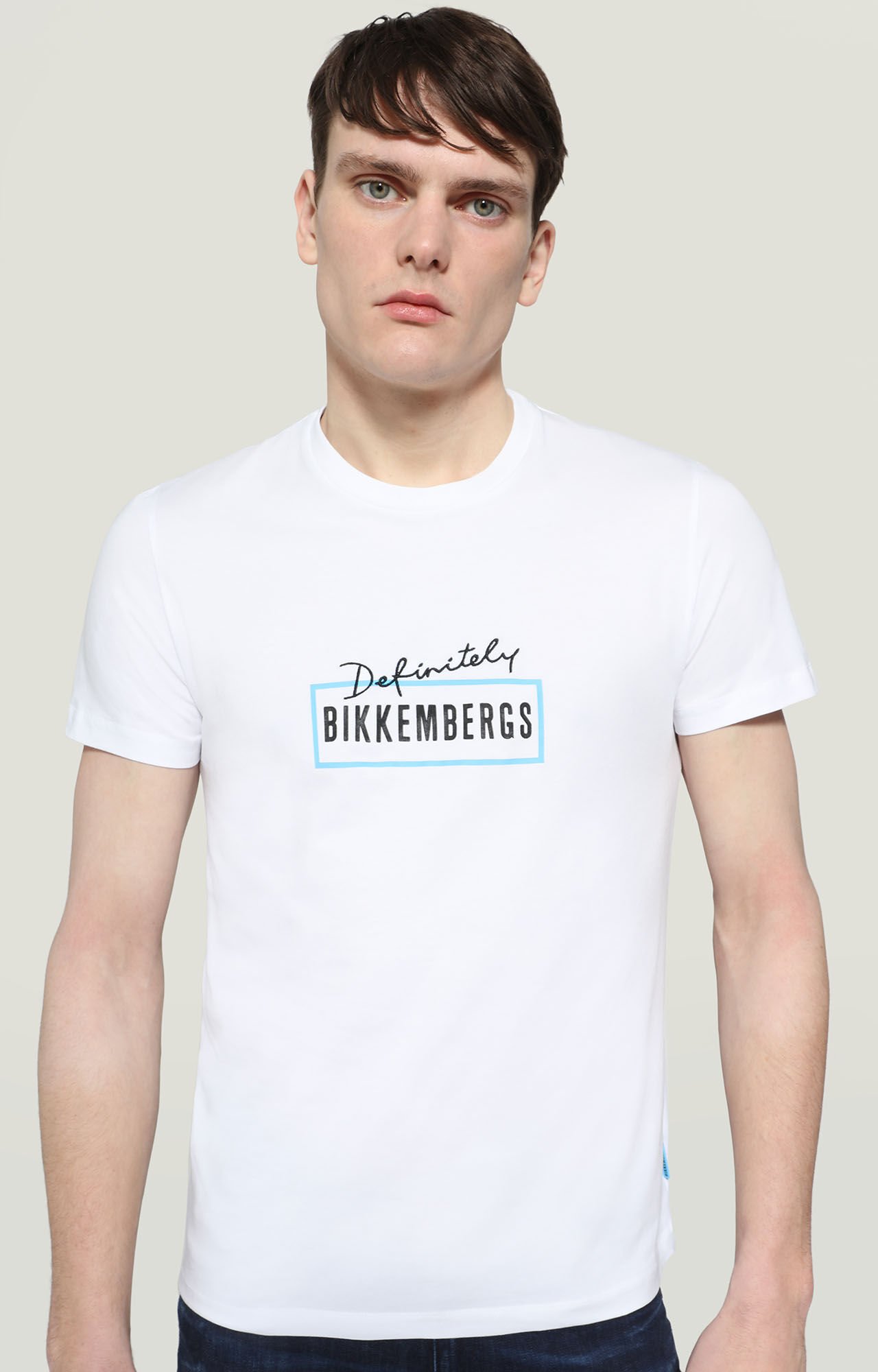 Men's T-shirt with Bikkembergs print | WHITE | Bikkembergs