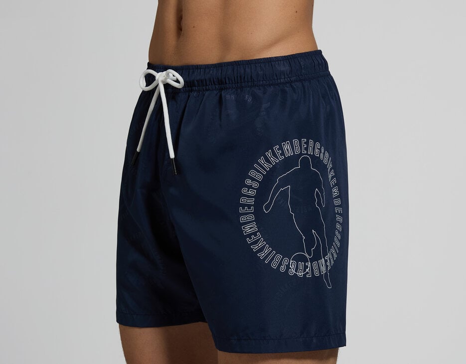 Men's print boardshorts, NAVY Men's print boardshorts, NAVY, hi-res-1