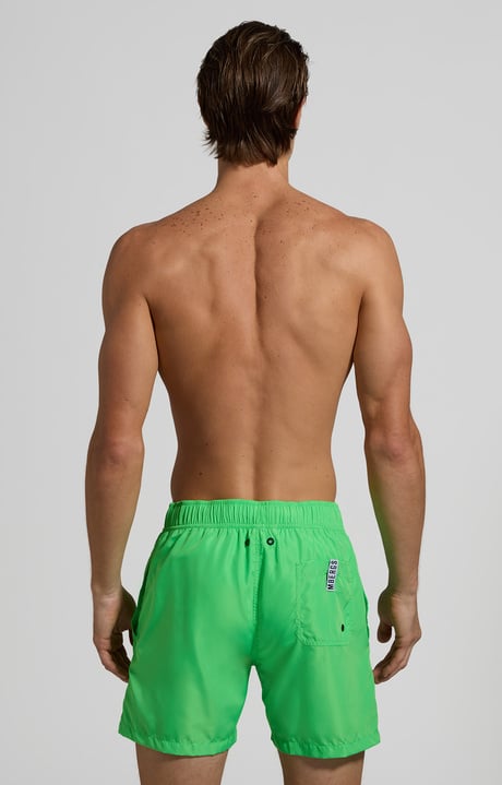 Men's swim shorts, GREEN FLUO Men's swim shorts, GREEN FLUO, hi-res-1