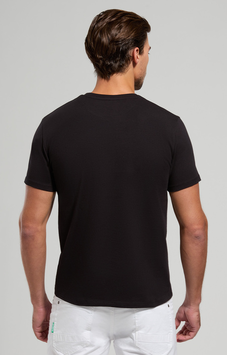 Printed men's shirt, BLACK, hi-res-1
