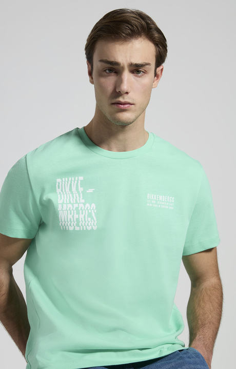 Men's contrast-print T-shirt, CABBAGE, hi-res-1