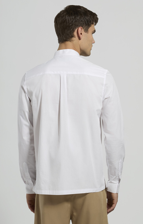 Camicia uomo loose fit, WHITE, hi-res-1