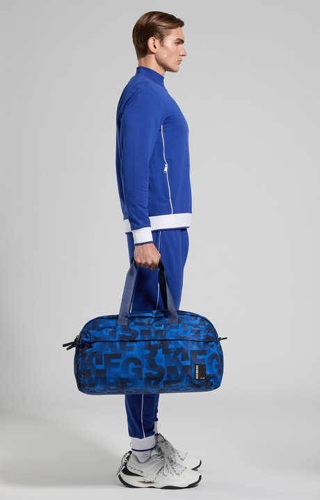 Dots men's travel bag, BLUE, hi-res-1