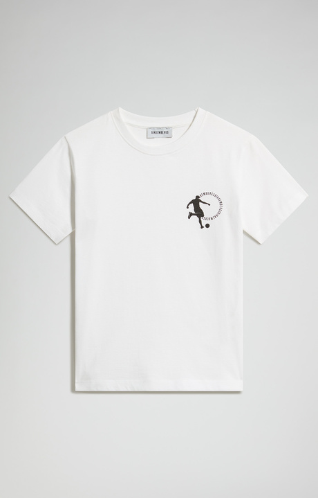 Junior's t-shirt with Soccer logo, WHITE Junior's t-shirt with Soccer logo, WHITE, hi-res-1