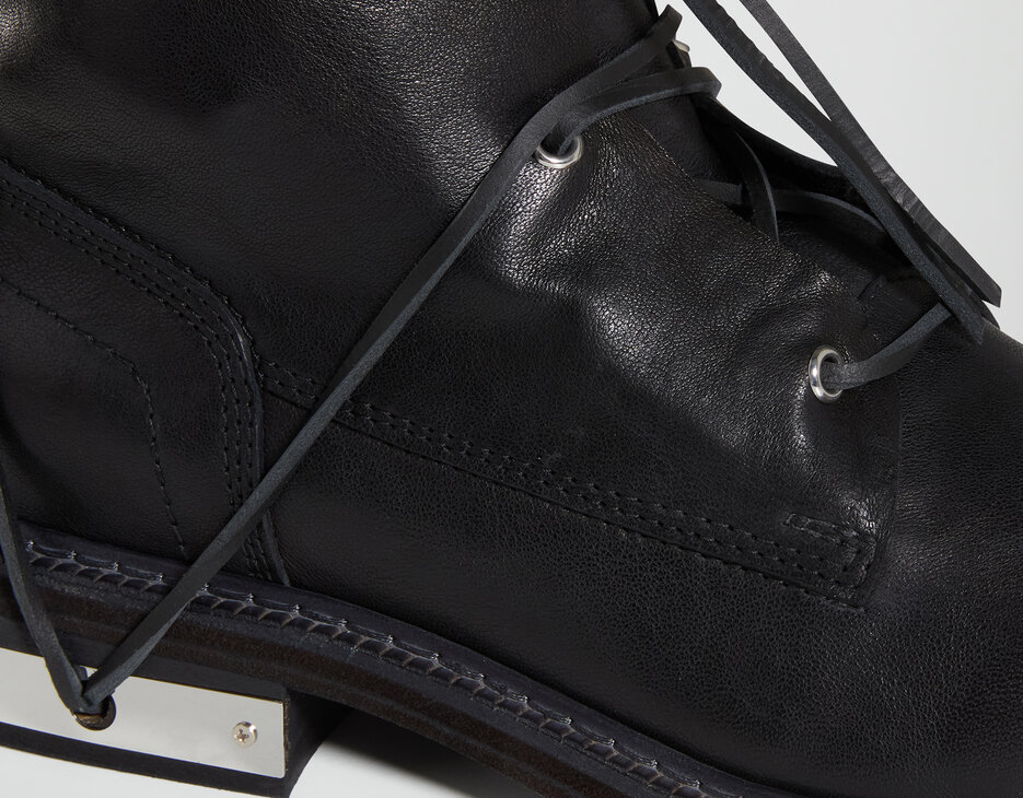 Men&rsquo;s Met Hole ankle boots, BLACK, hi-res-1