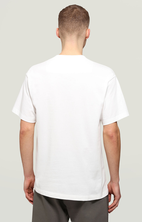 Men's T-shirt in organic cotton, WHITE, hi-res-1