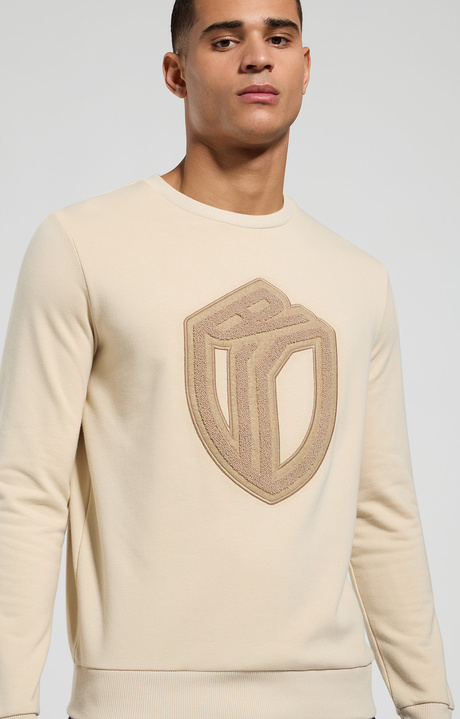 Men's round neck sweatshirt, FOG, hi-res-1