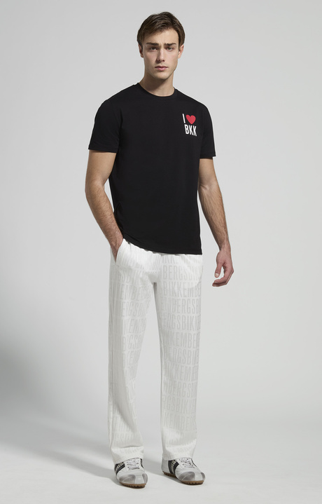 Men&rsquo;s jacquard joggers, WHITE, hi-res-1
