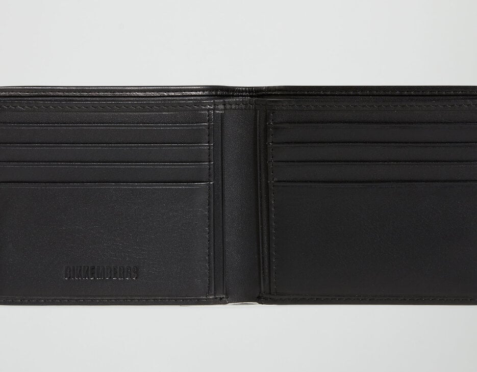 Men's wallet with embossed logo, BLACK Men's wallet with embossed logo, BLACK, hi-res-1