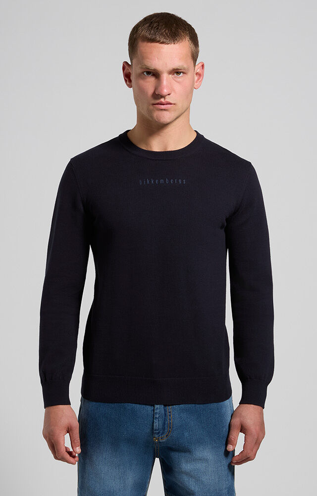Men's knitwear: pullover, knit vest, polo shirt | Bikkembergs