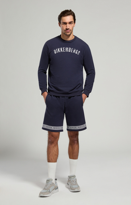 Men's stretch sweatshirt, DRESS BLUES, hi-res-1