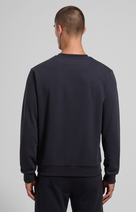 Men's round neck sweatshirt, ANTHRACITE Men's round neck sweatshirt, ANTHRACITE, hi-res-1