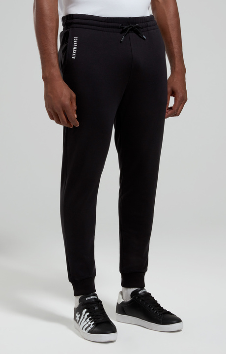 Printed men’s joggers, BLACK, hi-res-1