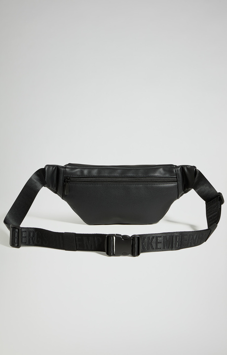 Men's Taunus textured leather belt bag, BLACK, hi-res-1