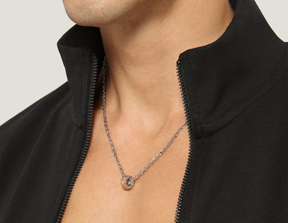 Bikkembergs necklace with pendant, 290 Bikkembergs necklace with pendant, 290, hi-res-1