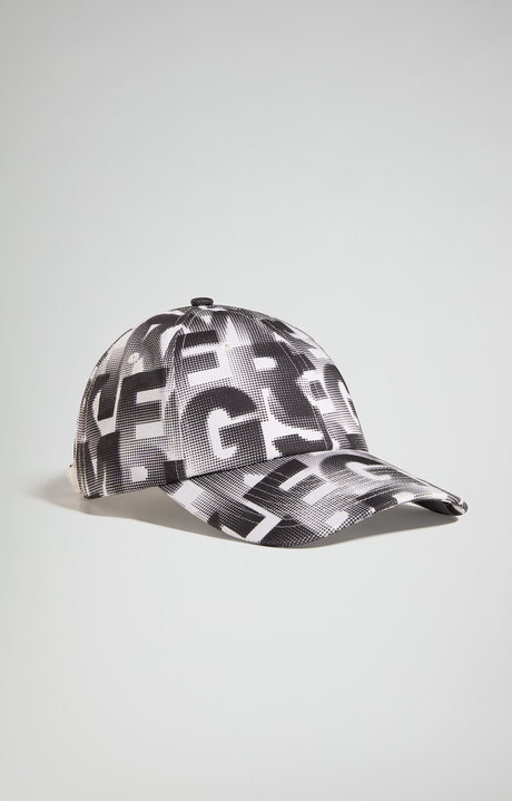 Cappello baseball uomo camo, BLACK, hi-res-1