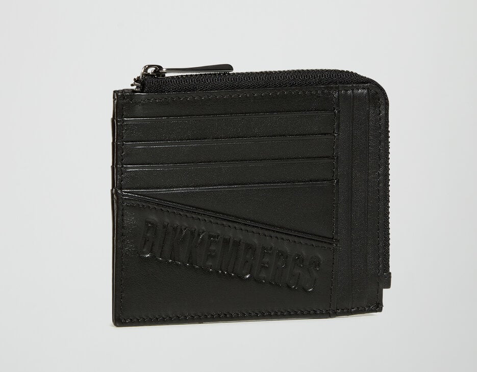 Compact men's wallet, BLACK Compact men's wallet, BLACK, hi-res-1