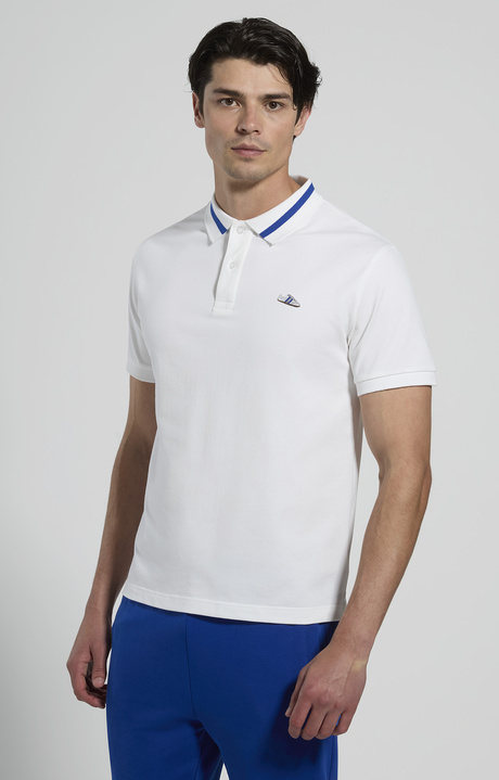 Men's embroidered polo, WHITE, hi-res-1
