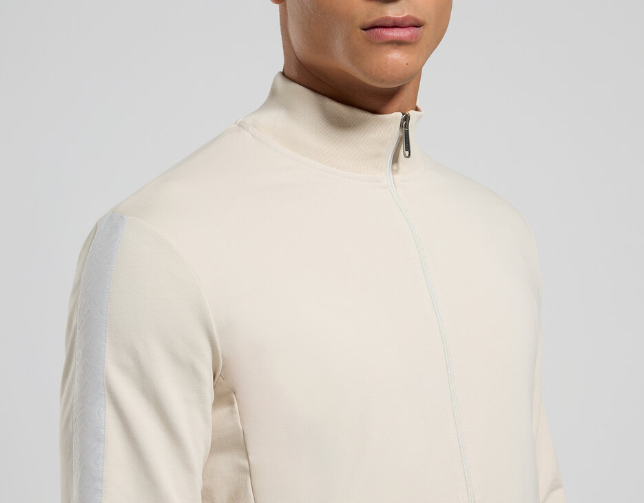 Men's zip sweatshirt, MOONBEAM Men's zip sweatshirt, MOONBEAM, hi-res-1