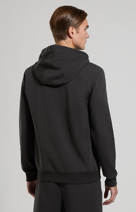 Men's hoodie sweatshirt, PIRATE BLACK, hi-res-1