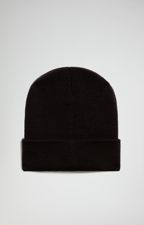Men's beanie, BLACK Men's beanie, BLACK, hi-res-1