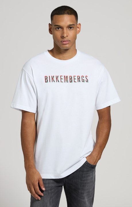 Men's Ready to Ride print T-shirt, WHITE, hi-res-1