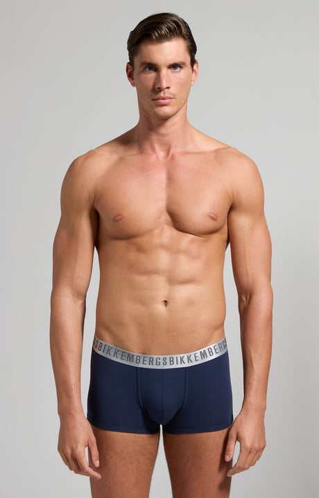 2-pack silver men's boxers, NAVY 2-pack silver men's boxers, NAVY, hi-res-1